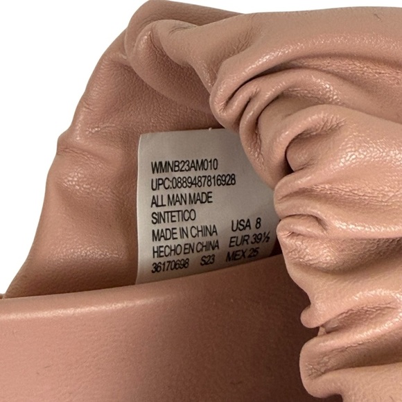 No Boundaries Ruched Platform Slide Sandals – Blush Pink – Women’s Size 8 - Picture 8 of 12